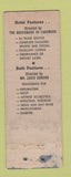 Matchbook Cover - New Life Richfield Springs Hotel NY WEAR