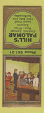 Matchbook Cover - Hill's Palomar San Bernardino CA BOBTAIL