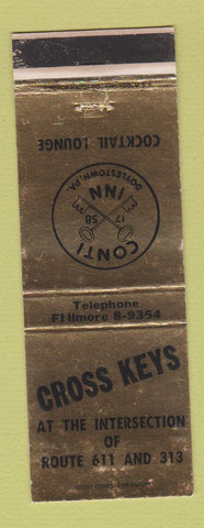 Matchbook Cover - Cross Keys Cocktail Lounge Doylestown PA
