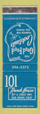 Matchbook Cover - 101 Ranch House Seal Beach CA WEAR