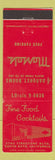 Matchbook Cover - Marsals Restaurant South Gate CA