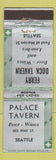 Matchbook Cover - Palace Tavern Seattle WA Ferry Dock Tavern WEAR