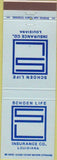 Matchbook Cover - Schoen Life Insurance Louisiana LA