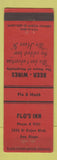 Matchbook Cover - Flo's Inn San Diego CA WEAR