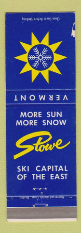 Matchbook Cover - Stowe VT Skiing WEAR