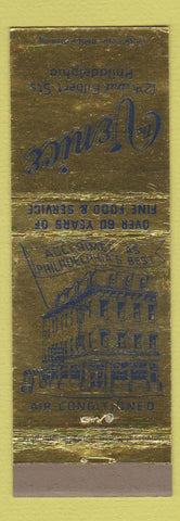 Matchbook Cover - Venice Restaurant Philadelphia PA