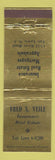Matchbook Cover - Fred X Veile Insurance Real Estate Fair Lawn NJ
