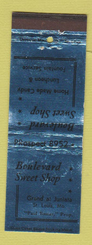 Matchbook Cover - Boulevard Sweet Shop St Louis MO