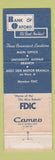 Matchbook Cover - Bank of Oxford MS