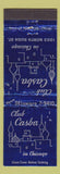 Matchbook Cover - Club Casba Chicago IL