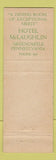 Matchbook Cover - Palomino Room Hotel McLaughlin Greencastle PA