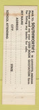 Matchbook Cover - Southwork's Extension Service Books West Lafayette IN