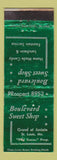 Matchbook Cover - Boulevard Sweet Shop St Louis MO WEAR