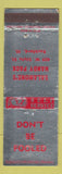 Matchbook Cover - Salamone's Handy Pack Rockford IL