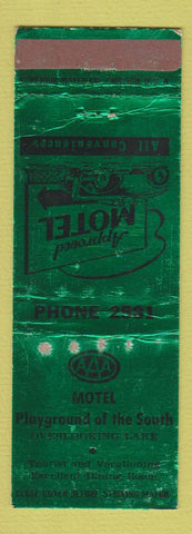 Matchbook Cover - AAA Motel WORN