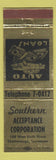 Matchbook Cover - Southern Acceptance Loans Chattanooga TN
