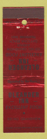 Matchbook Cover - Oleander Inn Daytona Beach FL