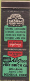 Matchbook Cover - Green Fire Brick Co Memphis TN
