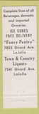 Matchbook Cover - Town and Country Liquors La Jolla CA