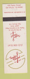 Matchbook Cover - Taylor Street Bar and Grill San Bruno CA