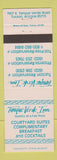 Matchbook Cover - Tanque Verde Inn Tucson AZ