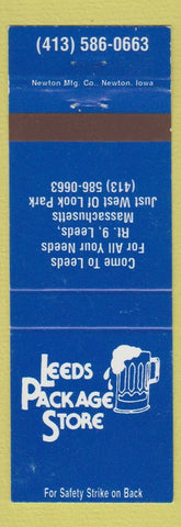 Matchbook Cover - Leeds Package Store Leeds MA