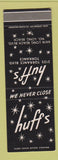Matchbook Cover - Huff's Restaurant North Long Beach Torrance CA