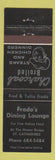 Matchbook Cover - Frado's Dining Lounge St Catharines ON