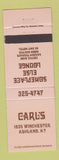 Matchbook Cover - Carl's Ashland KY Someplace Else Lounge