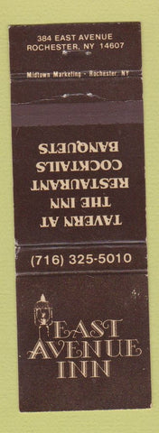 Matchbook Cover - East Avenue Inn Rochester NY