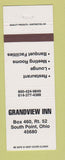 Matchbook Cover - Grandview Inn South Point OH