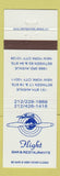 Matchbook Cover - Flight Bar Restaurant New York City