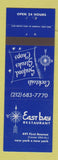 Matchbook Cover - East Bay Restaurant New York City