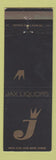 Matchbook Cover - Jax Liquors