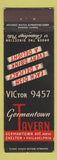 Matchbook Cover - Germantown Tavern Philadelphia PA ADVANCE