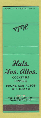 Matchbook Cover - Hals Los Altos Restaurant CA? WEAR