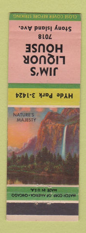 Matchbook Cover - Jim's Liquor House Chicago IL WEAR