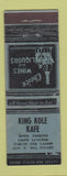 Matchbook Cover - King Kole Kafe WEAR
