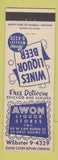 Matchbook Cover - Awon Liquor Stores Chicago IL Awon Whiskey