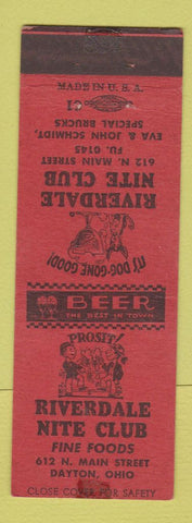 Matchbook Cover - Riverdale Nite Club Dayton OH WEAR