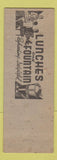 Matchbook Cover - Sam's Cafe Stockton CA