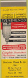 Matchbook Cover - Continental Insurance Memphis TN Bruckner
