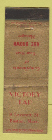 Matchbook Cover - Victory Tap Boston MA WORN
