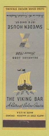 Matchbook Cover - Sweden House Viking Bar Chicago IL
