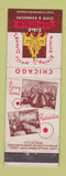 Matchbook Cover - Old Heidelberg Eitel Chicago IL