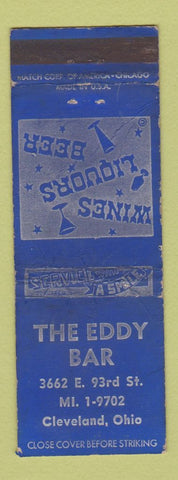 Matchbook Cover - Eddy Bar Cleveland OH WORN