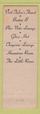 Matchbook Cover - Boston B Tulsa OK