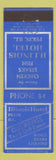 Matchbook Cover - Illinois Hotel Pekin IL