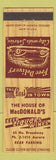 Matchbook Cover - House of MacDonald's Liquor