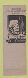 Matchbook Cover - Sperti's Tap Room Restaurant Steger IL